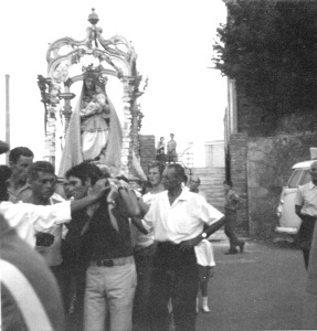la processione della madonna della catena, 1973