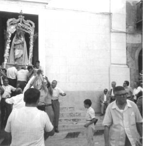 la processione della madonna della catena, 1971